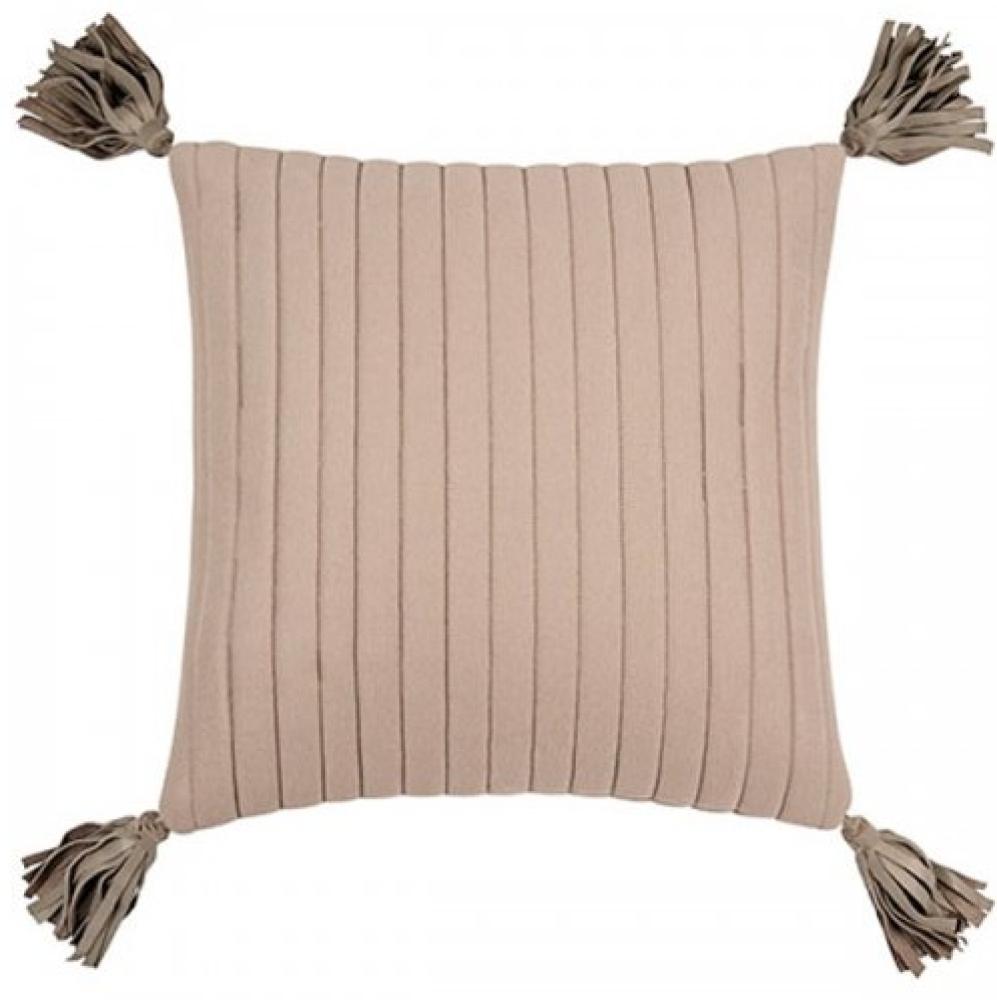 PAD Kissenhülle Velour Taupe (40x40cm) 10137 Bild 1