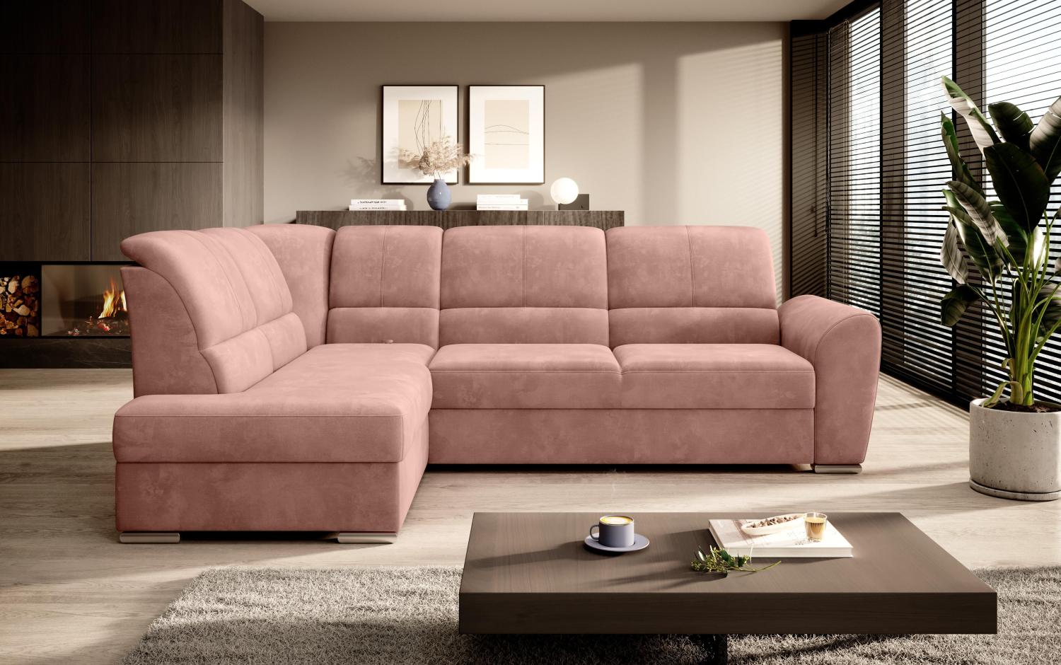 Wohnideebilder Siber Rosa Ecksofas & Eckcouches CO-SIB-LT-24NU Bild 1