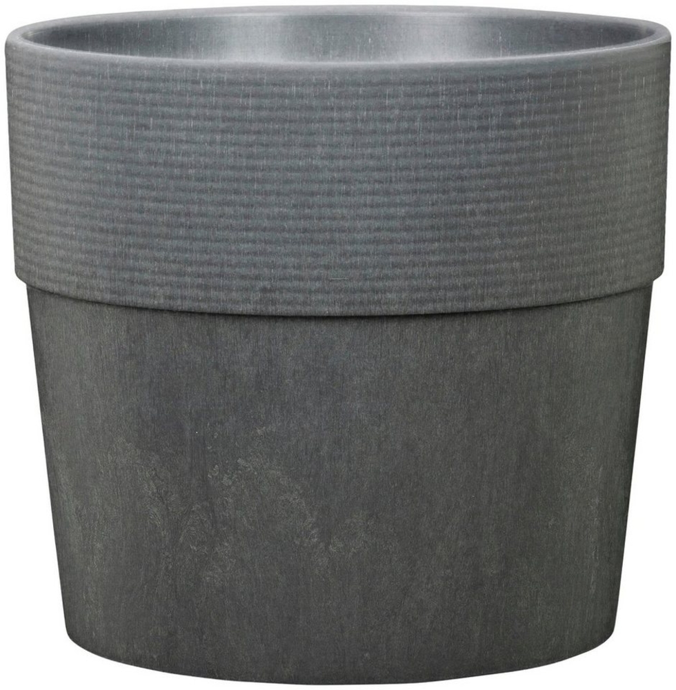 Scheurich Blumentopf 224/30 groove carbon Bild 1