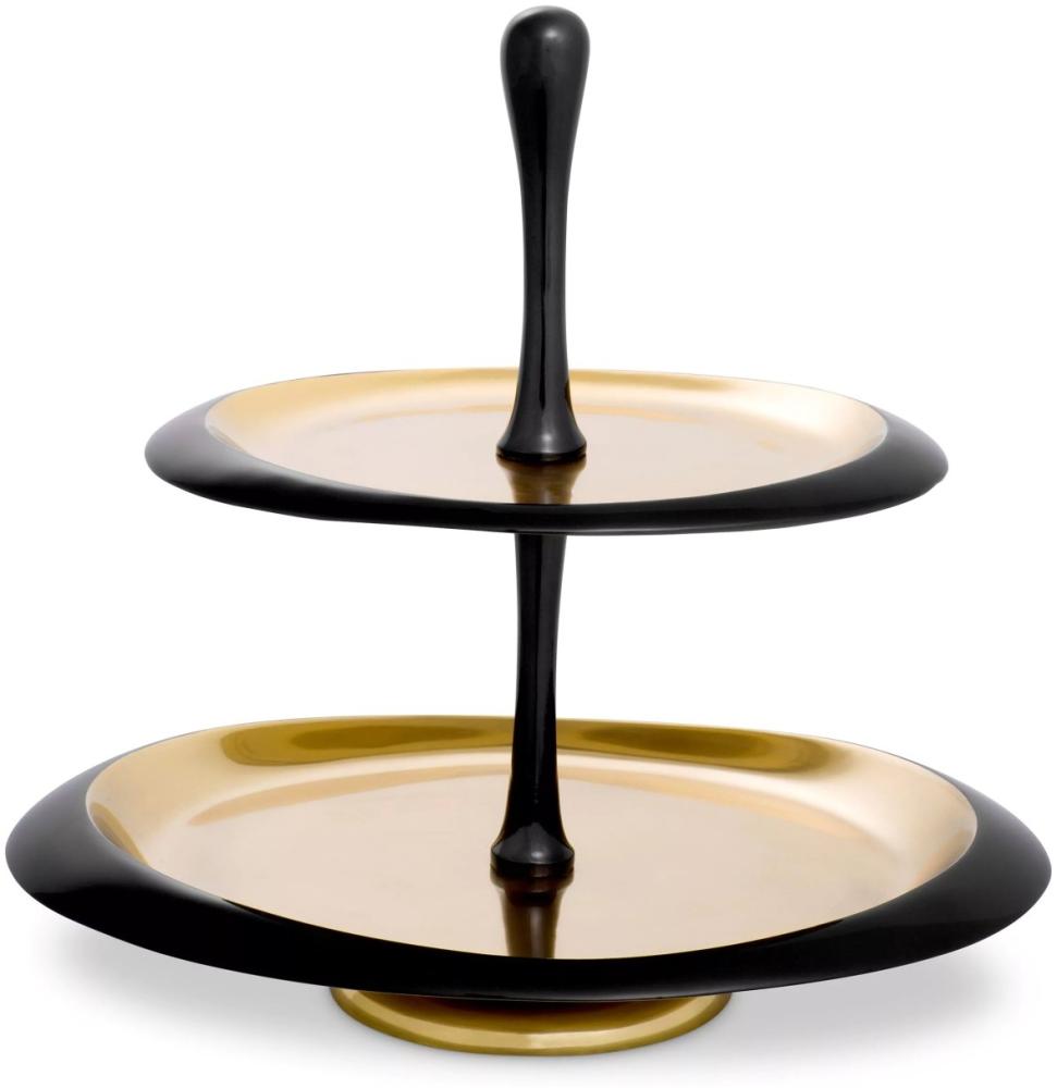 EICHHOLTZ Etagere Cake Stand Gitano Small Black Nickel Bild 1