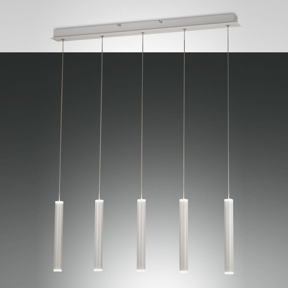 Fabas Luce 3685-48-102 LED Pendelleuchte Prado 5-flammig weiß Bild 1
