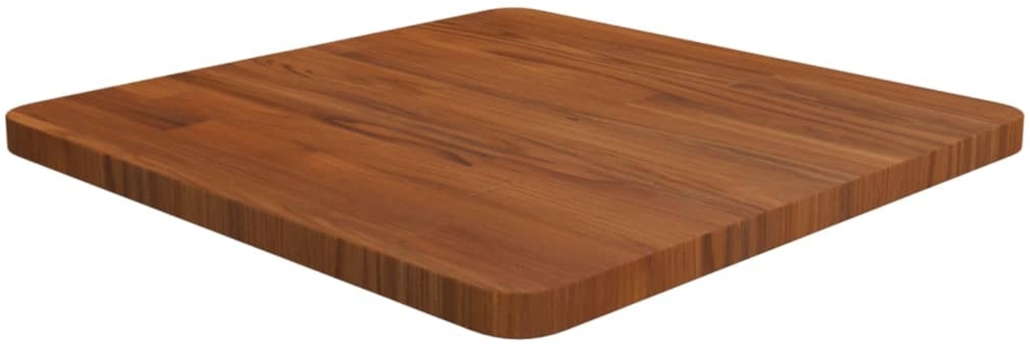 vidaXL Tischplatte Quadratisch Dunkelbraun 50x50x2,5cm Eiche Behandelt 343043 Bild 1