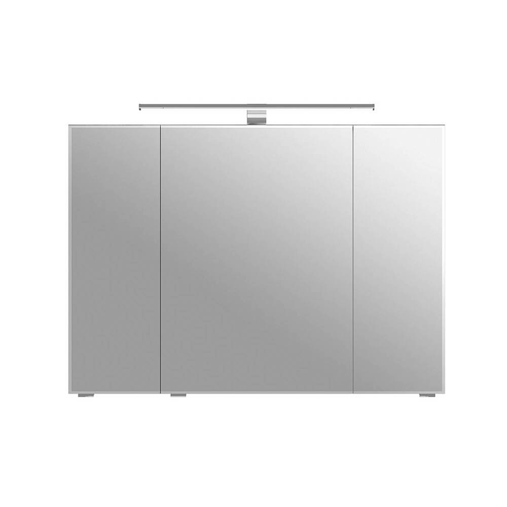 Spiegelschrank SOLINGEN-66 in Graphit Struktur quer Nb. - B/H/T: 98/70/17cm Bild 1