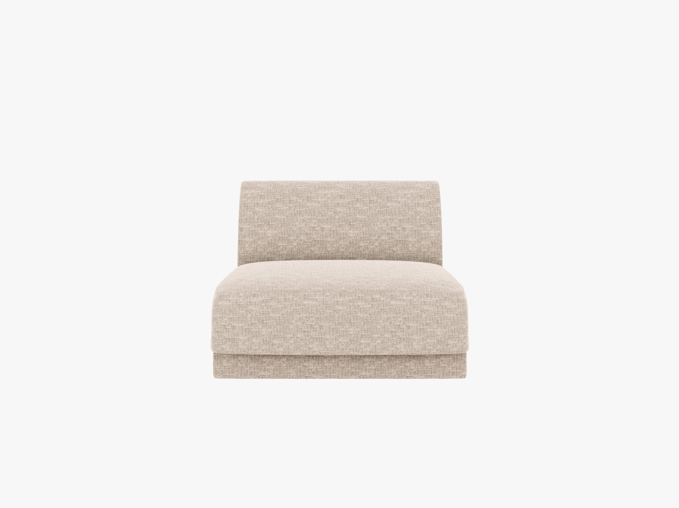 Micadoni Modul Armlos Miley Chenille Beige Bild 1