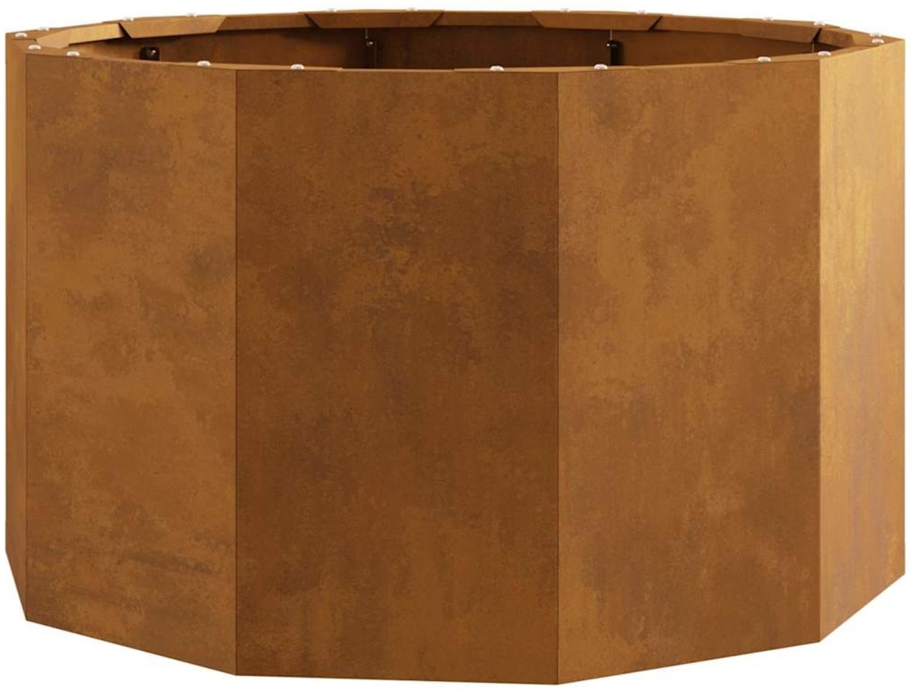 vidaXL Pflanzkübel Rostig 60 x 60 x 35 cm Wetterfeststahl 883744 Bild 1