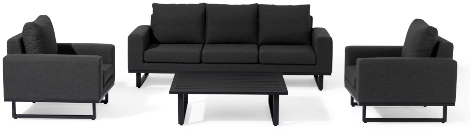 Ethos 3-Sitzer Sofaset Mit Couchtisch Charcoal Bild 1