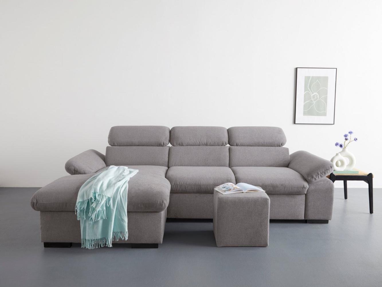 COTTA Ecksofa Lola L-Form, Set, mit Hocker & Kopfteilfunktion, wahlw. Bett- und Armteilfunktion Bild 1