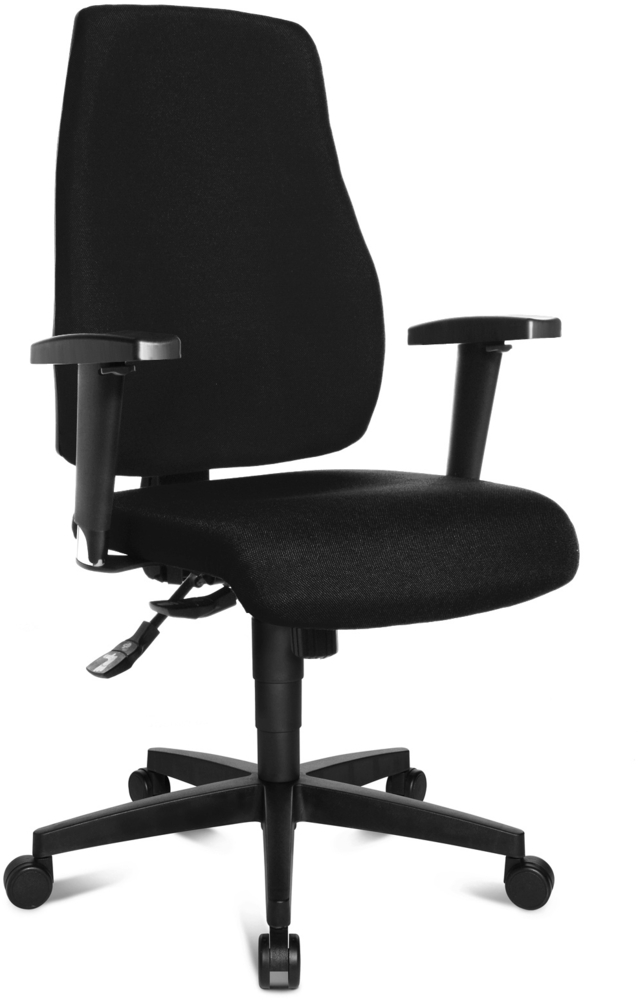 Bürodrehstuhl LINEA 20, schwarz Bild 1