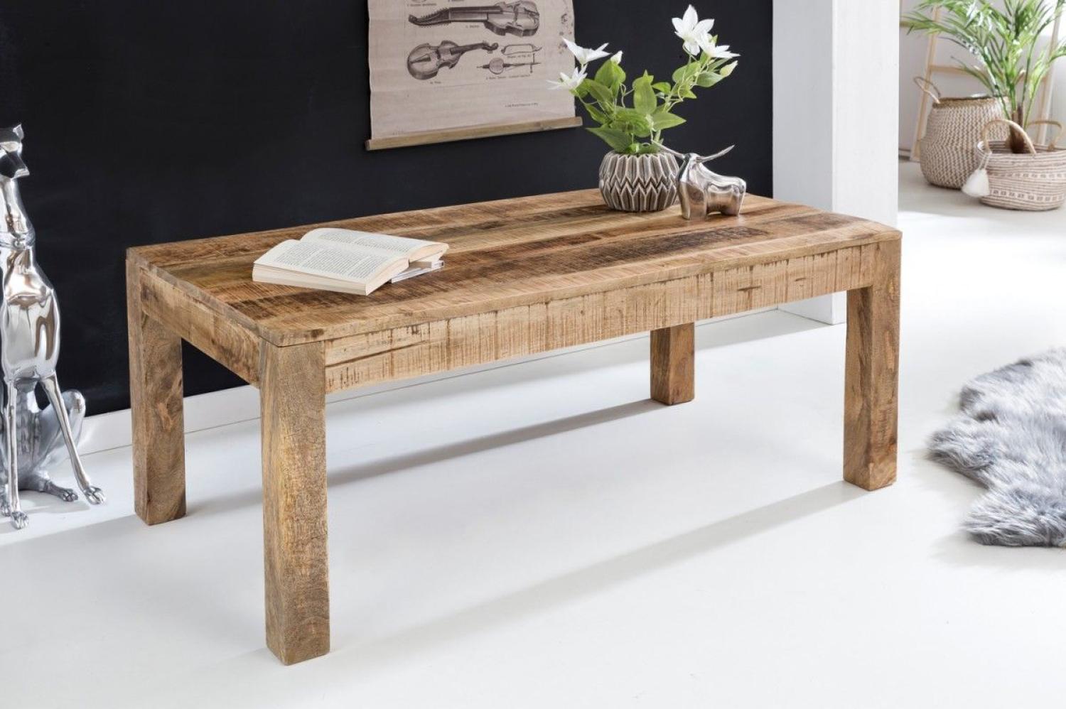 Couchtisch Massivholztisch MOHAMA 110x60cm Holz Mango Landhaus Bild 1