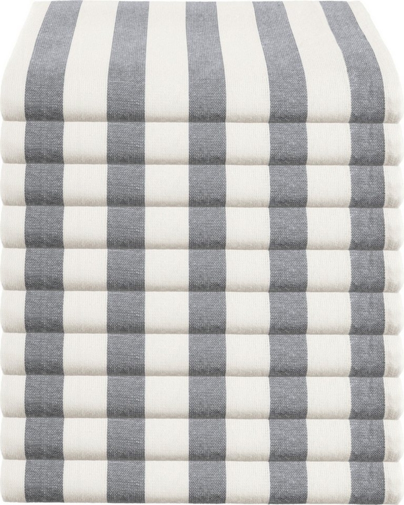 REDBEST Geschirrtuch Geschirrtuch 10er-Pack, Baumwolle Streifen Bild 1