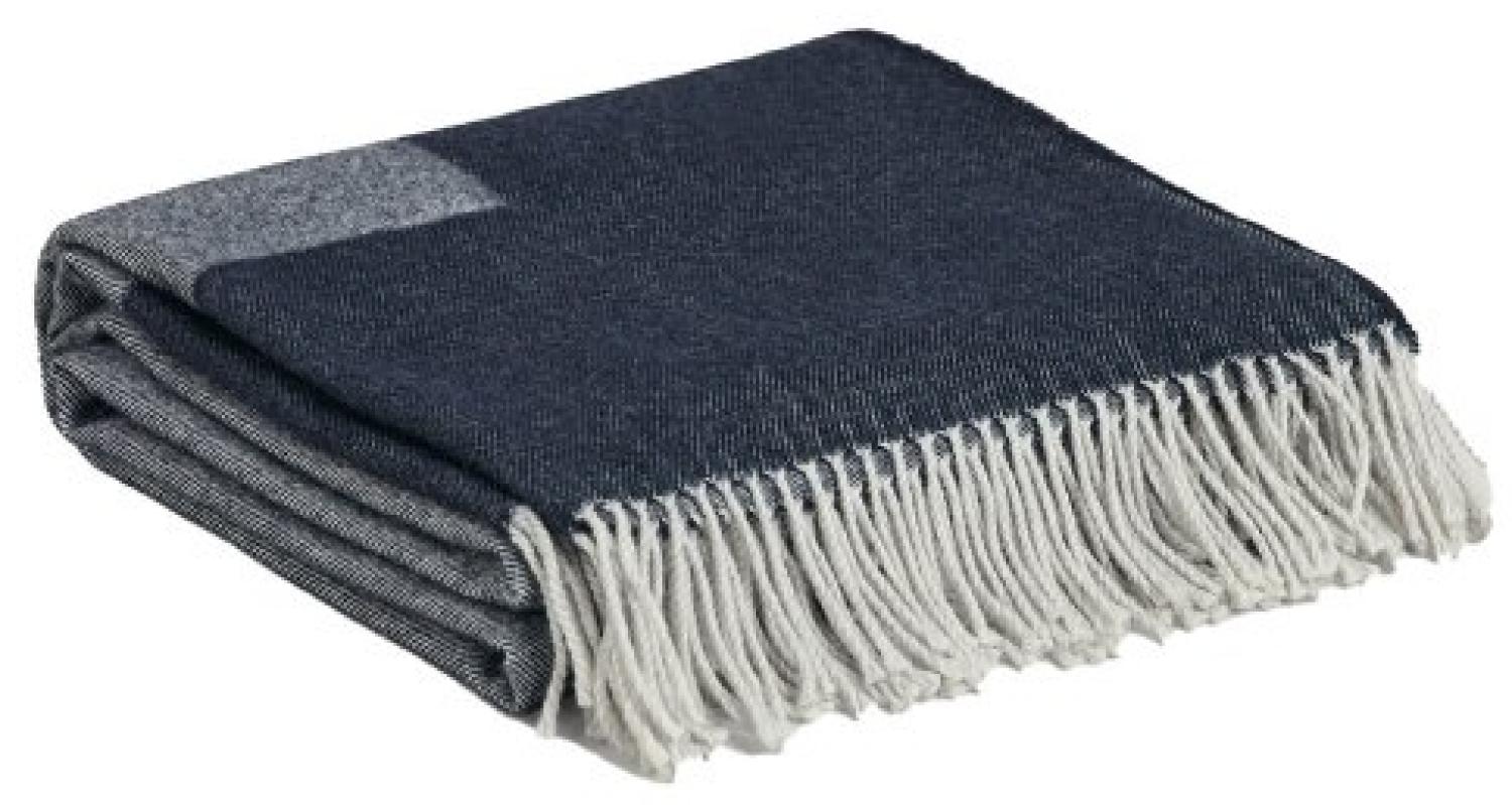 Gant Home Wolldecke Gant Logo Throw Evening Blue (130x180cm) 853102402-433-130x180 Bild 1