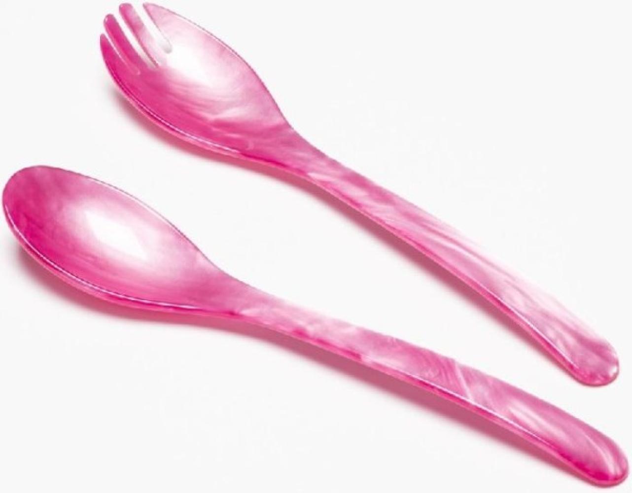 Heim Söhne Salatbesteck Acrylglas Pink Bild 1