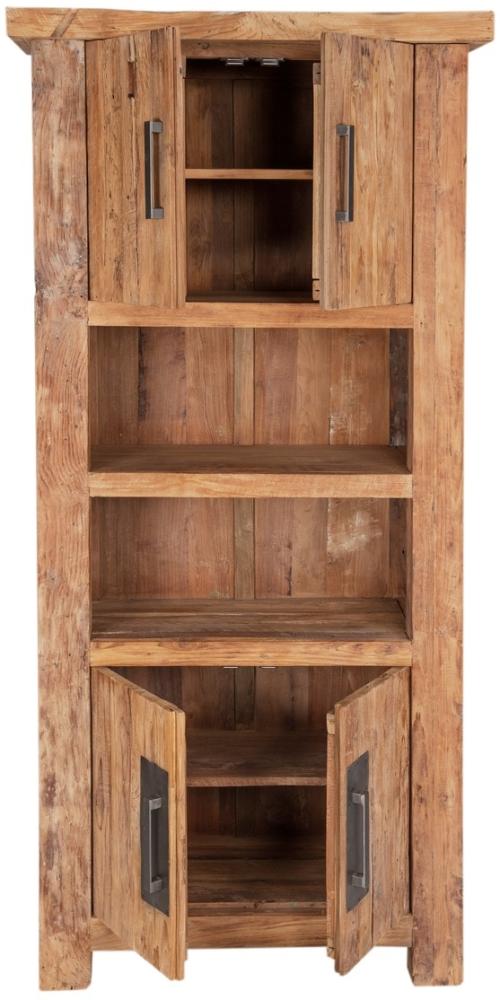 CORAL Bücherschrank Recyceltes Teak Natur Bild 1