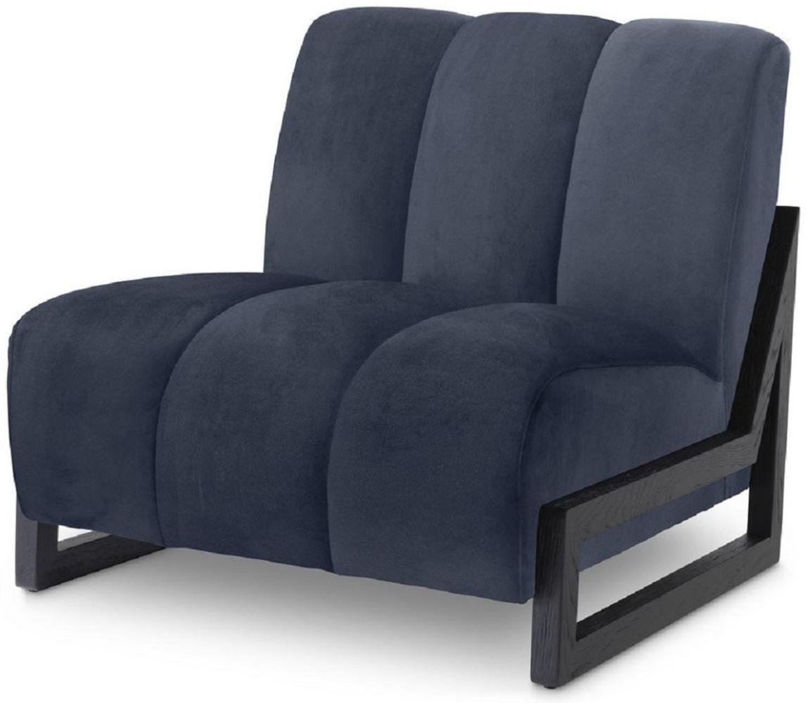 EICHHOLTZ Sessel Lando Savona Midnight Blue Bild 1