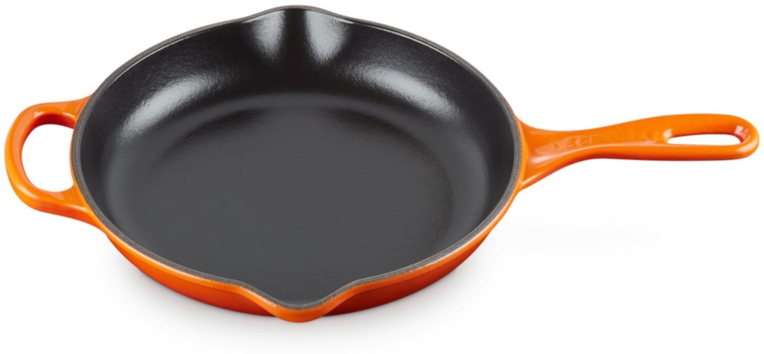 Le Creuset Brat-u.Servierpfanne Signature 23 cm Ofenrot - Orange - 23 cm Bild 1