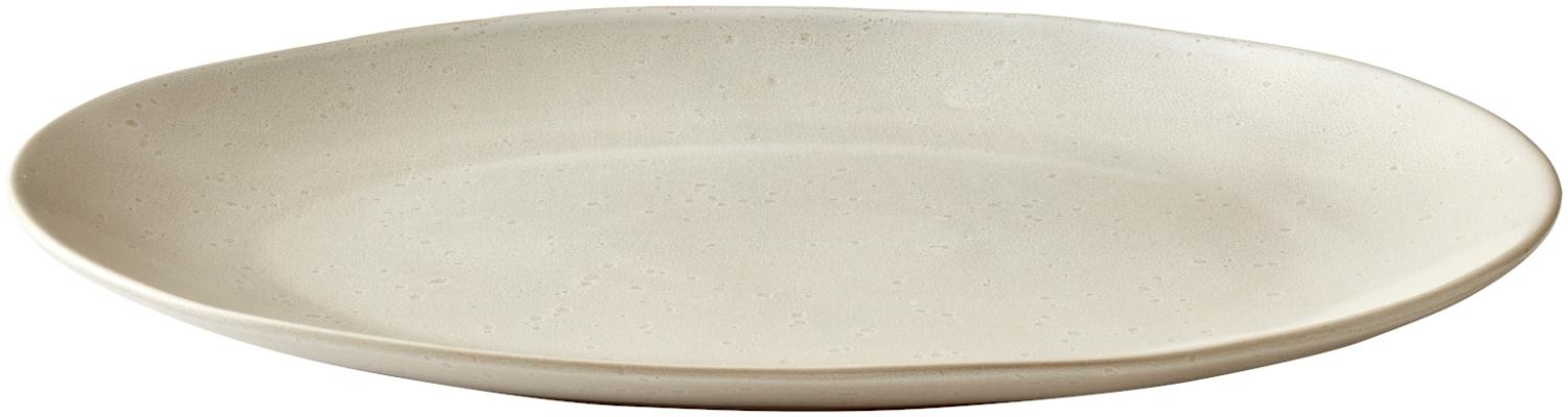 Bitz BITZ Steingut einfarbig Platte 22,5x30 cm cremewei Bild 1