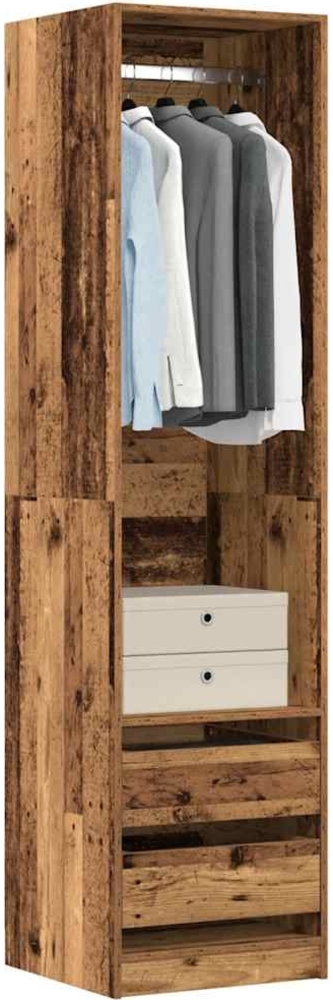 vidaXL Kleiderschrank Altholz-Optik 50 x 50 x 200 cm Holzwerkstoff 3318628 Bild 1