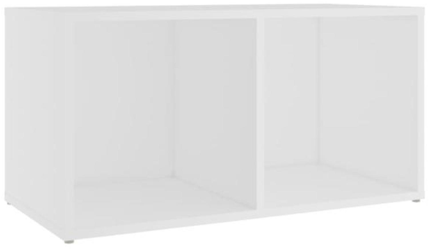 vidaXL TV-Schrank Weiß 72x35x36,5 cm Holzwerkstoff 805525 Bild 1