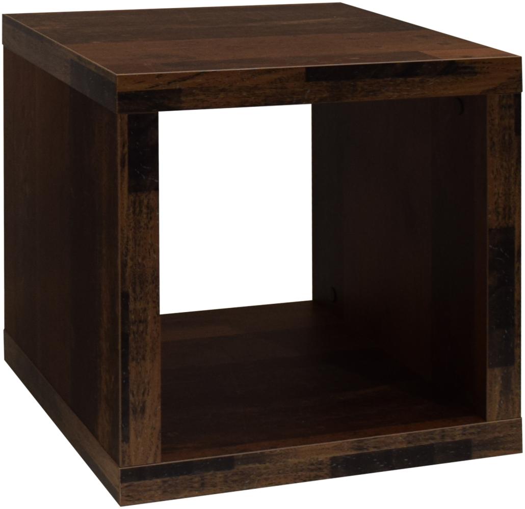 Würfel Regalwürfel Baustein Nachtkommode Waschbeckenschrank CUBE Texas Oak Eiche Nb. Bild 1