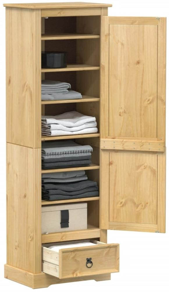 vidaXL Kleiderschrank Corona 55x38x170 cm Massivholz Kiefer 4002767 Bild 1