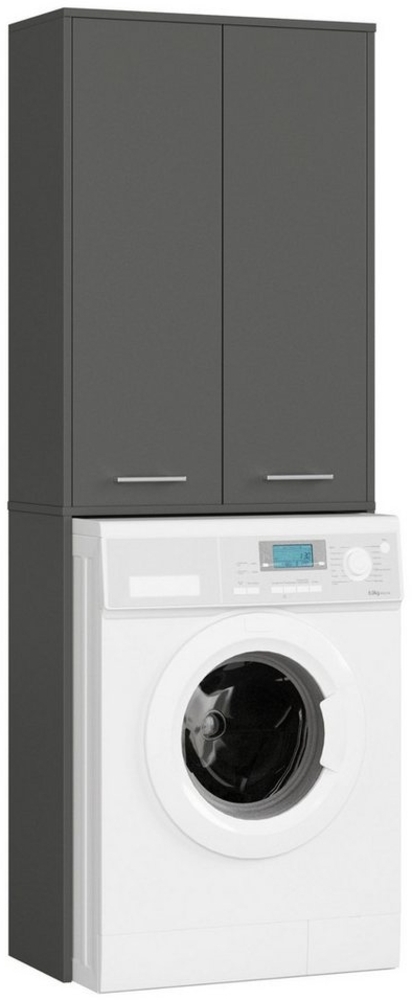 Raumhirsch Furniture Waschmaschinenumbauschrank mit zwei Türen, 64×30×180 cm (Waschmaschinenschrank - Badezimmerschrank) in 8 verschiedenen Farben Bild 1