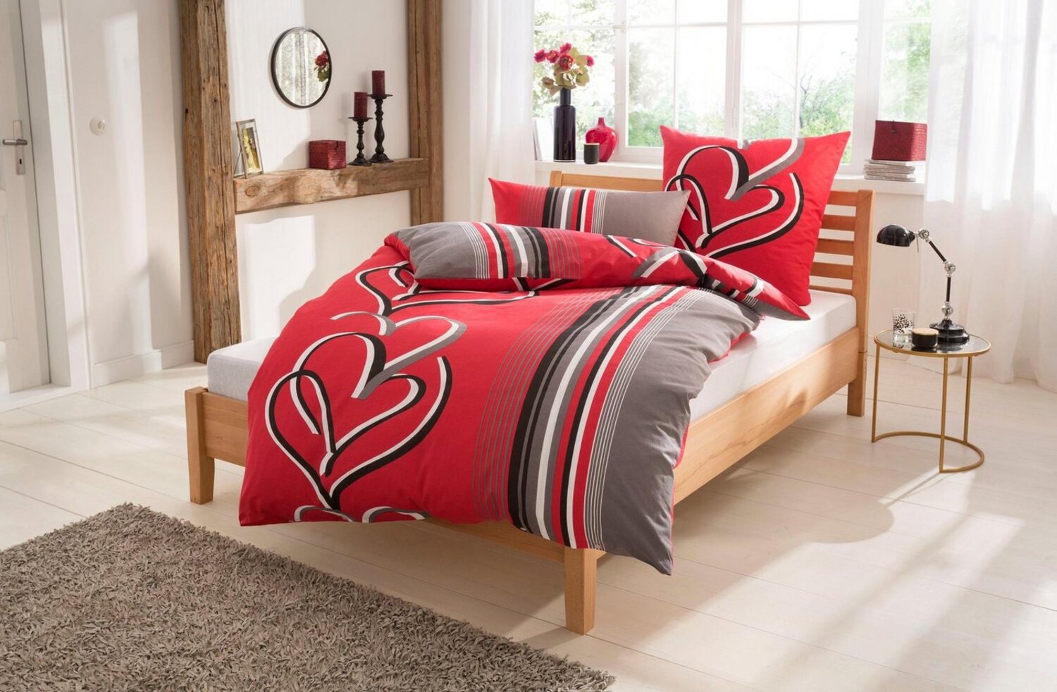 my home Bettwäsche Area in Gr. 135x200 oder 155x220 cm, Linon, 2 teilig, Bettwäsche in verschiedenen Qualitäten Bild 1