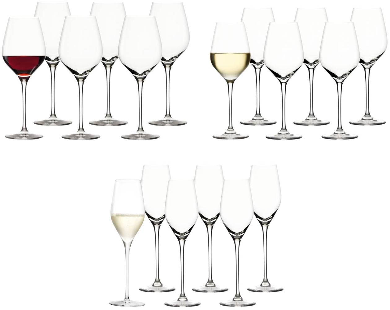 Stölzle Lausitz EXQUISIT ROYAL Wein- & Sektgläser 18er Set Bild 1