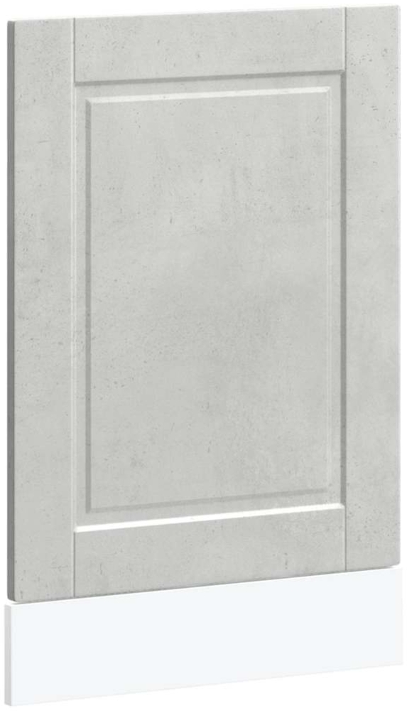 vidaXL Geschirrspülerblende Porto Betongrau 45x1,5x67 cm Holzwerkstoff 854131 Bild 1