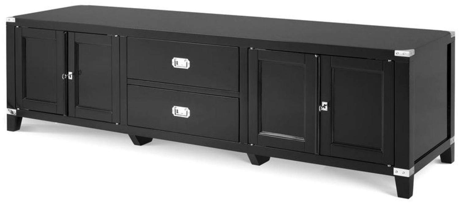 EICHHOLTZ TV Cabinet Military black Bild 1