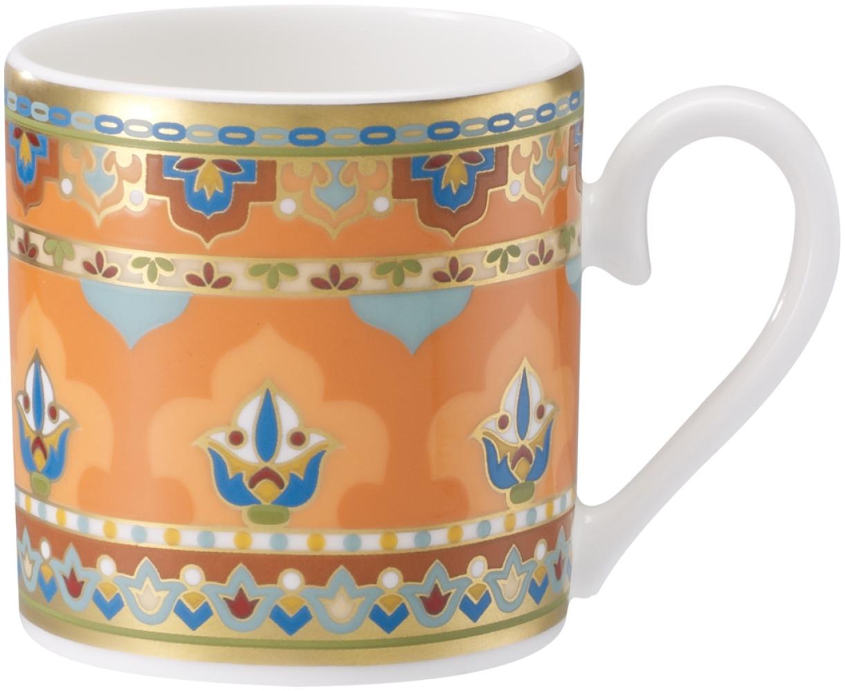 Villeroy & Boch Vorteilset 6 Stück Samarkand Mandarin Mokka-/Espressoobertasse Premium Bone Porcelain bunt 1047321420 Bild 1