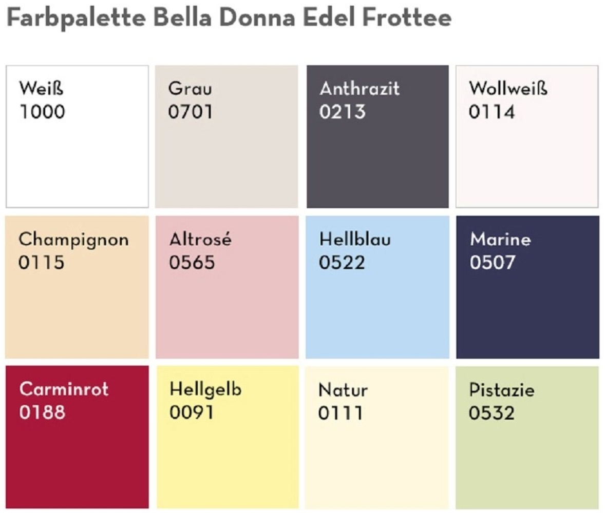 Formesse Spannbettlaken Bella Donna Edel Frottee Spannbetttuch, wärmend, weicher dichter Flor, perfekte Passform Bild 1