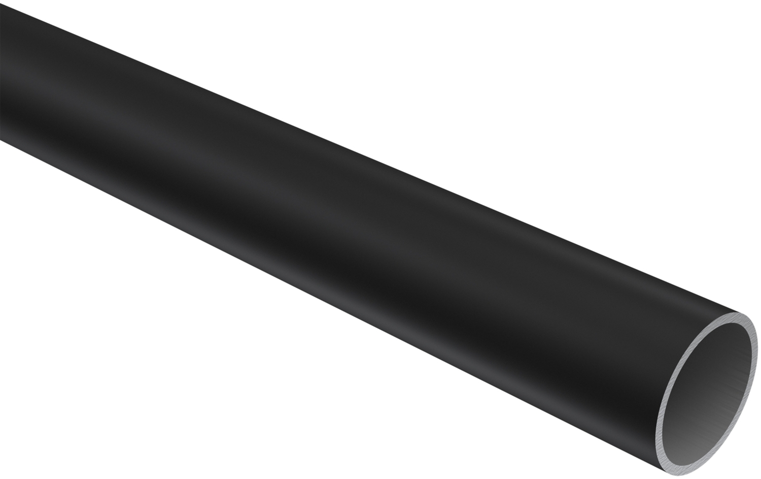 Rundrohr 200 cm, 16 mm Ø Schwarz Bild 1