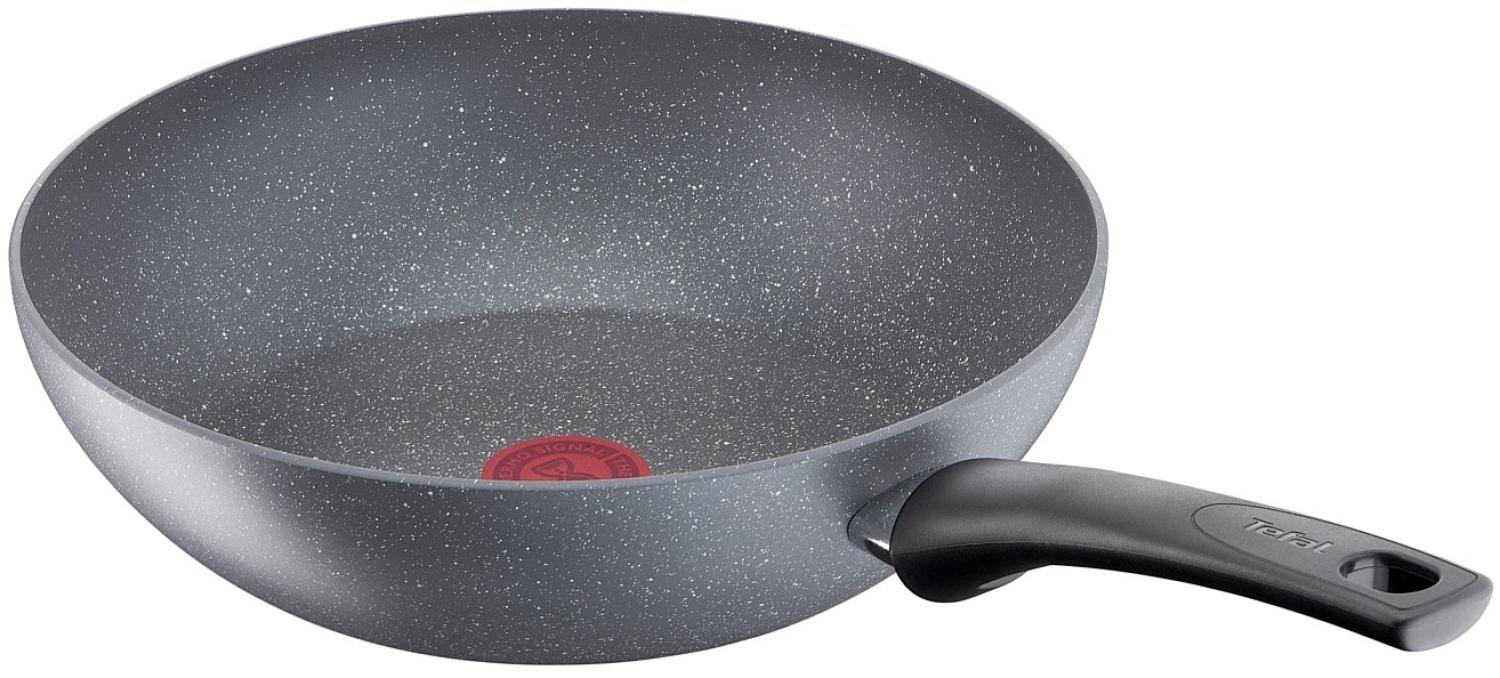 Tefal G13409 Healthy Wokpfanne Induktion 28cm, Edelstahl Wok Pfanne Antihaft Bild 1