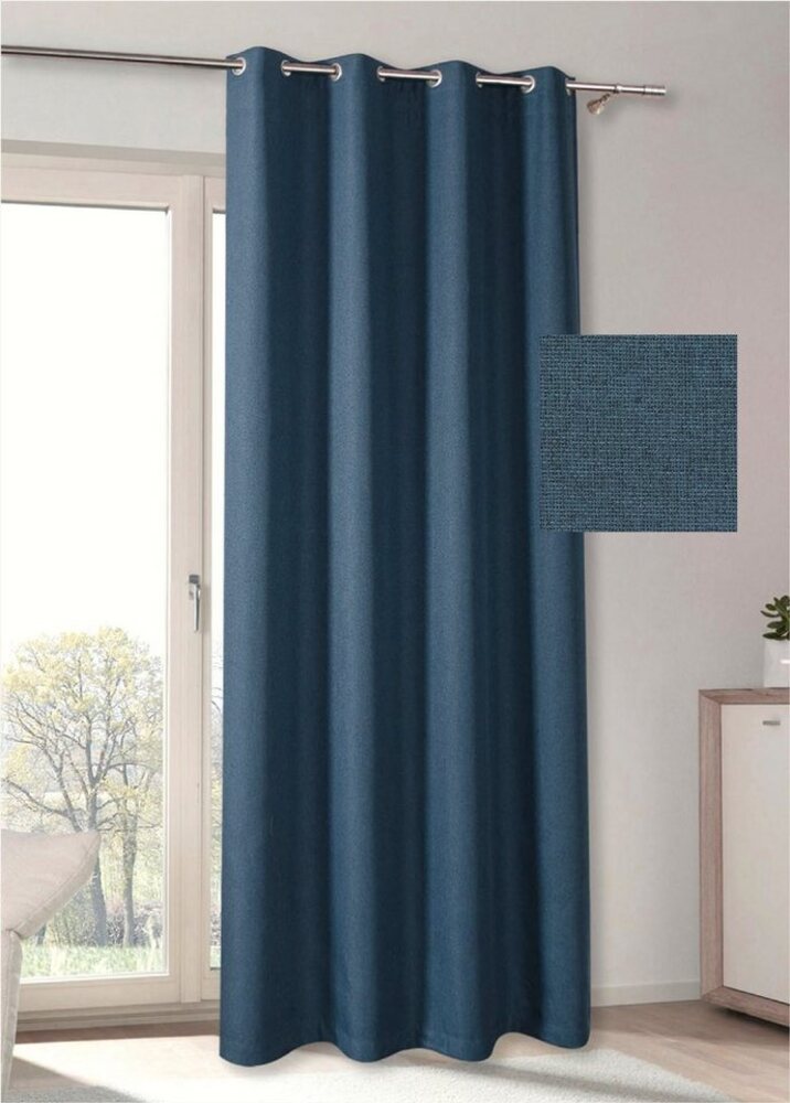 my home Vorhang MAILAND, Ösen (1 St), verdunkelnd, blickdicht, verschiedene Farben, 140 x 235, Sicht- und Lichtschutz Bild 1