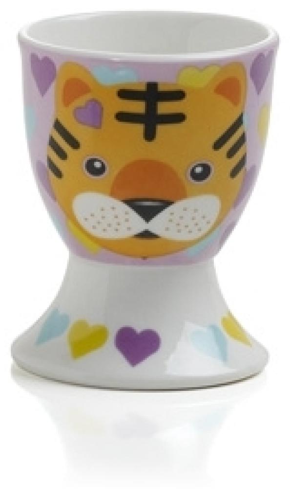 Eierbecher TIGER, Maxwell & Williams, Tickle Critters, Porzellan, Weiß Bild 1