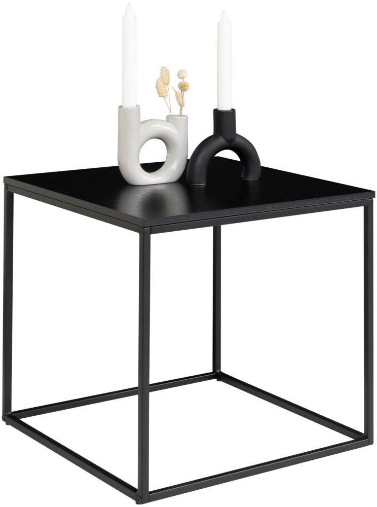 Beistelltisch >Vita< in Schwarz, Melamin - 45x45x45cm (BxHxT) Bild 1