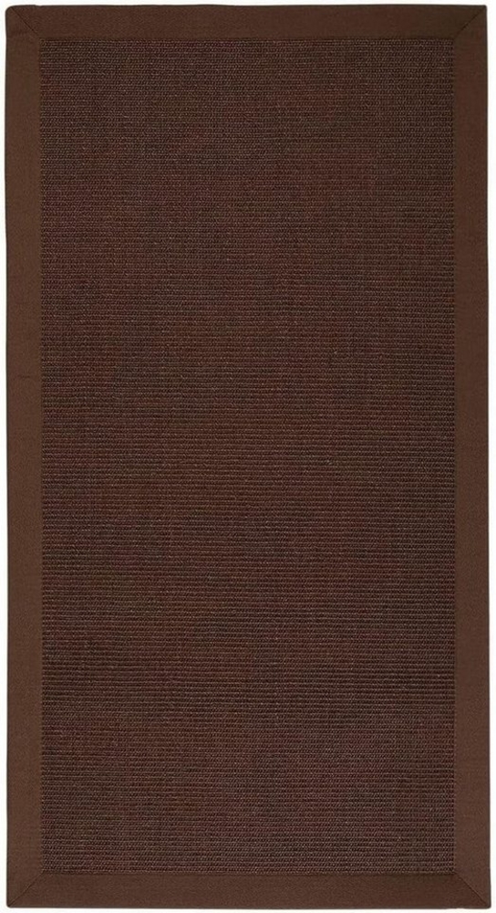 casa pura Sisalteppich Amazonas Dunkelbraun, Teppich in 6 Größen, Teppichläufer, rechteckig, Höhe: 6 mm, Mit Bordüre Bild 1