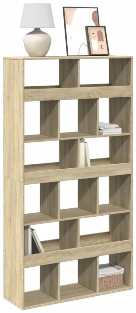 vidaXL Bücherregal Sonoma-Eiche 100x33x187,5 cm Holzwerkstoff 3309377 Bild 1