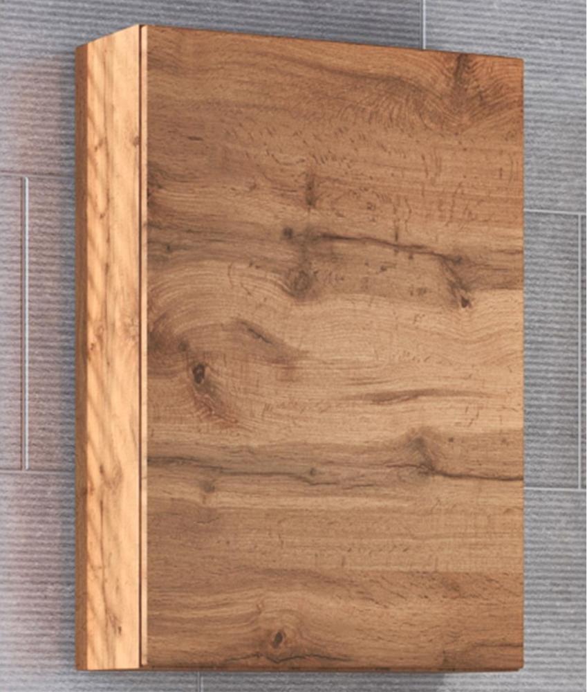 Hängeschrank >Baabe I< in Wotan-Eiche aus MDF - 40x64x20cm (BxHxT) Bild 1