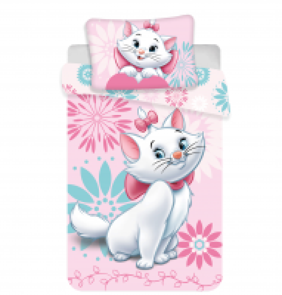 Disney 'Marie Aristocats' Kinderbettwäsche 100x135 cm, flowers Bild 1