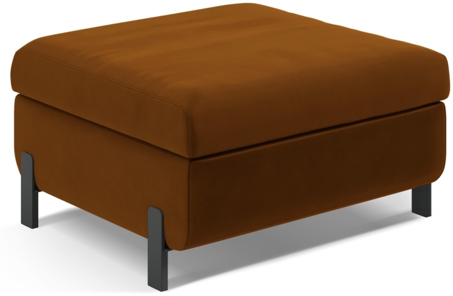 Micadoni Hocker Gloria 1-Sitzer Samt Braun Bild 1