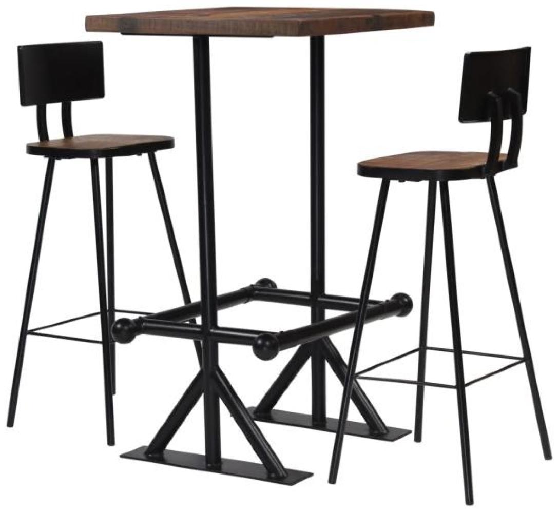 vidaXL Bar-Set 3-tlg. Altholz Massiv 245394 Bild 1