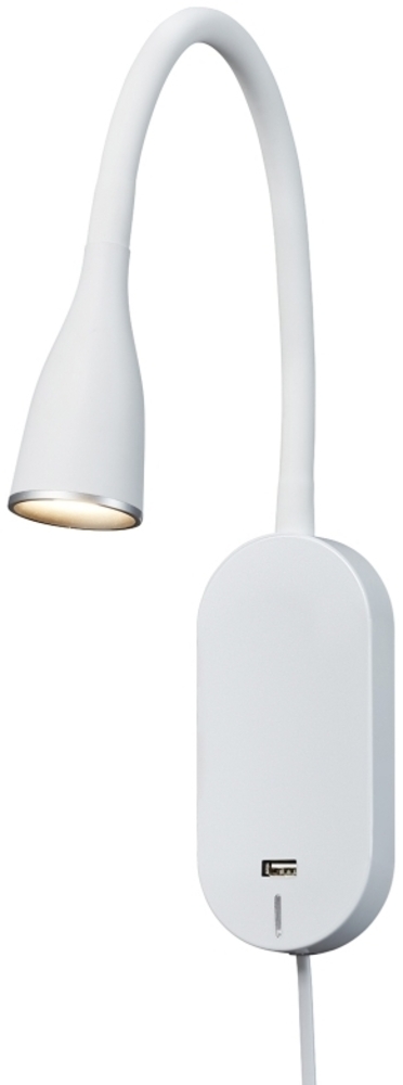 WANDLAMPE EYE USB LED WEISS Bild 1