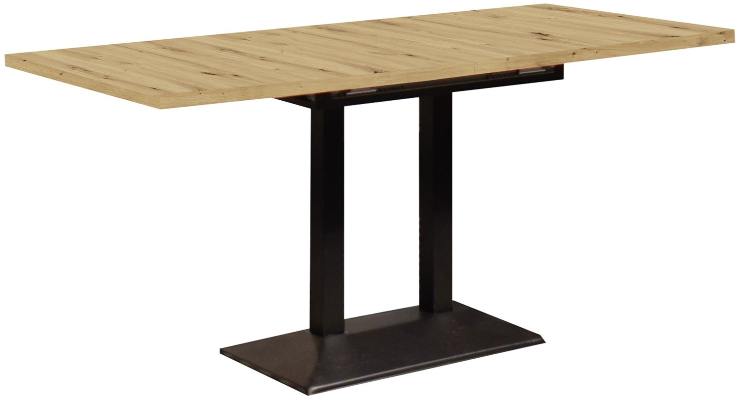 Bistro-Auszugstisch Biblis-System / Big Bistro, Schwarz, Holzfarben, 160 x 72 x 70 cm Bild 1