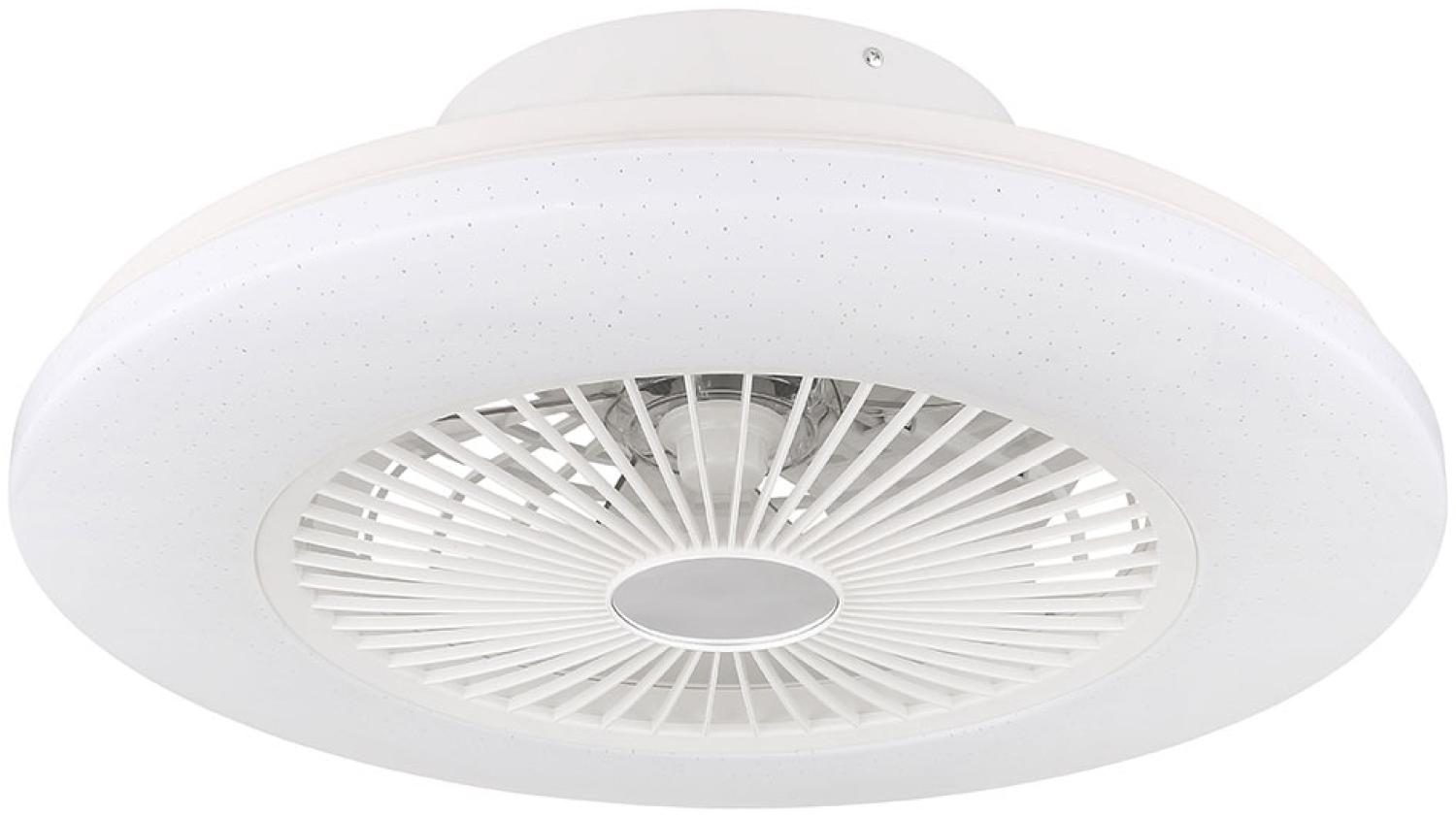 LED Deckenventilator. CCT, Fernbedienung, Sterneneffekt, 50 cm Bild 1