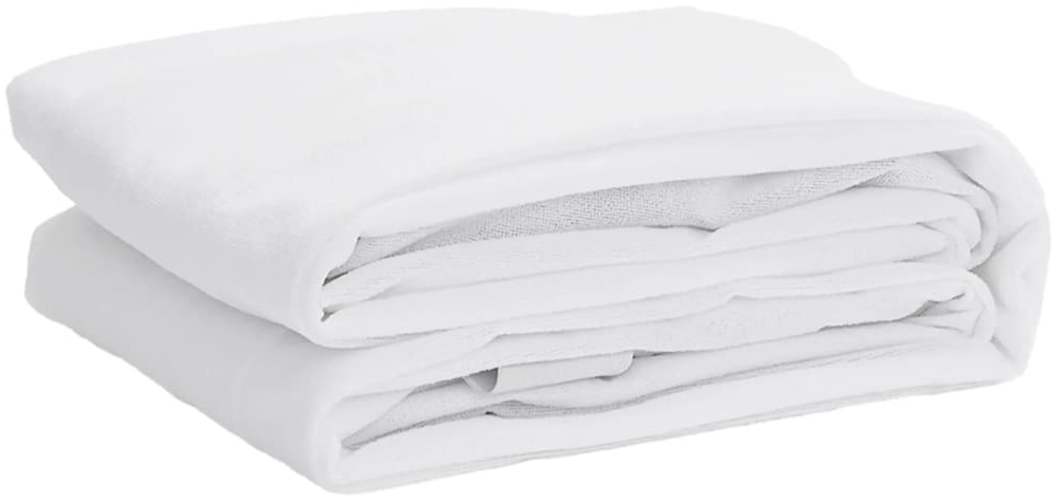 vidaXL Matratzenschoner Weiß 80x200 cm Wasserdicht 4100167 Bild 1