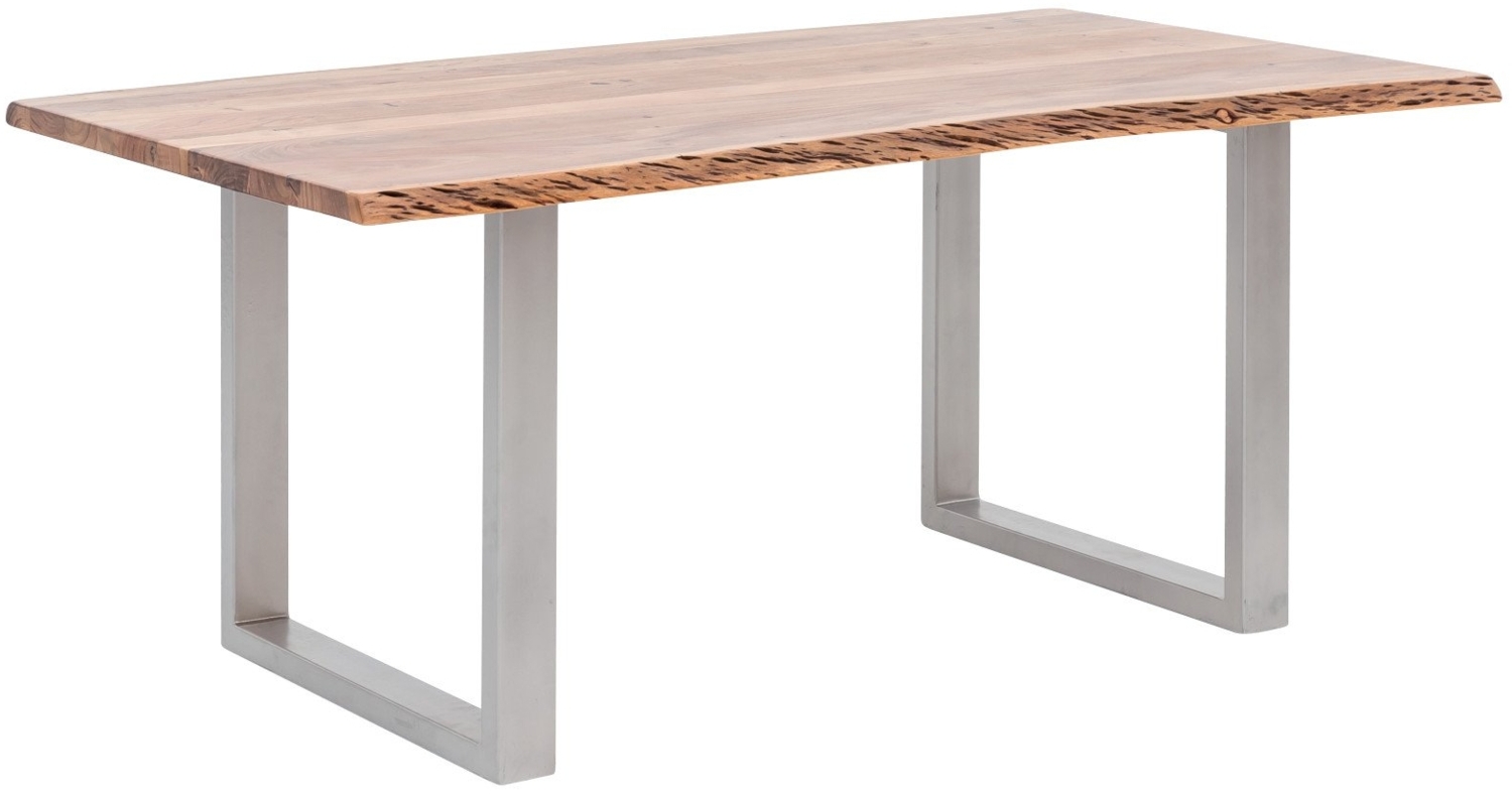 Esstisch Bullwer, Akazie 75 x 100 x 230 cm Silber Bild 1