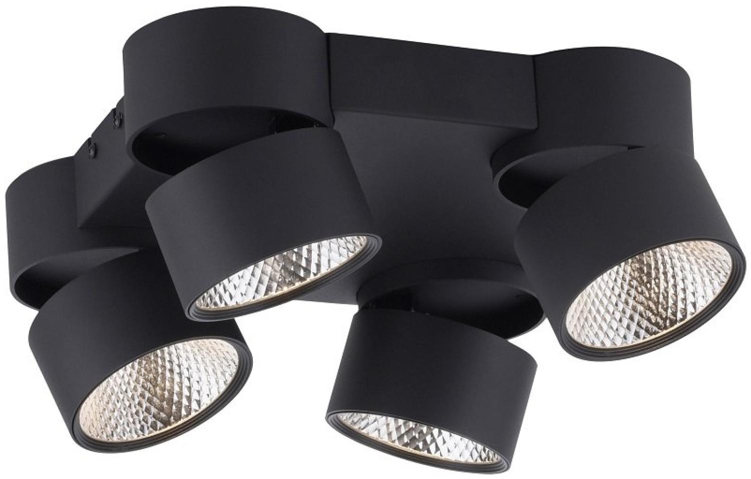 Paul Neuhaus 6454-18 PURE-NOLA LED Deckenleuchte 4-flammig schwarz Bild 1