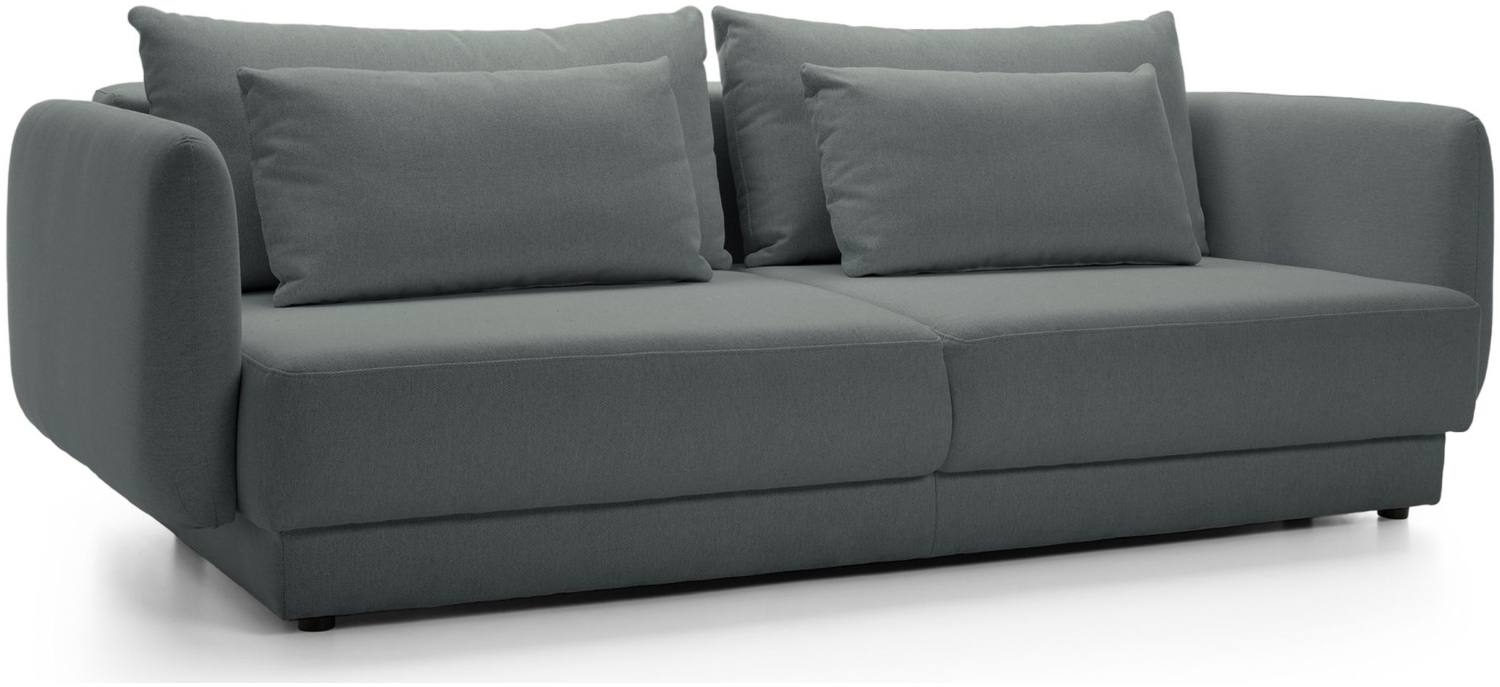Selsey 'Floselia' 3-Sitzer Schlafsofa mit Bettkasten, Grau Bild 1