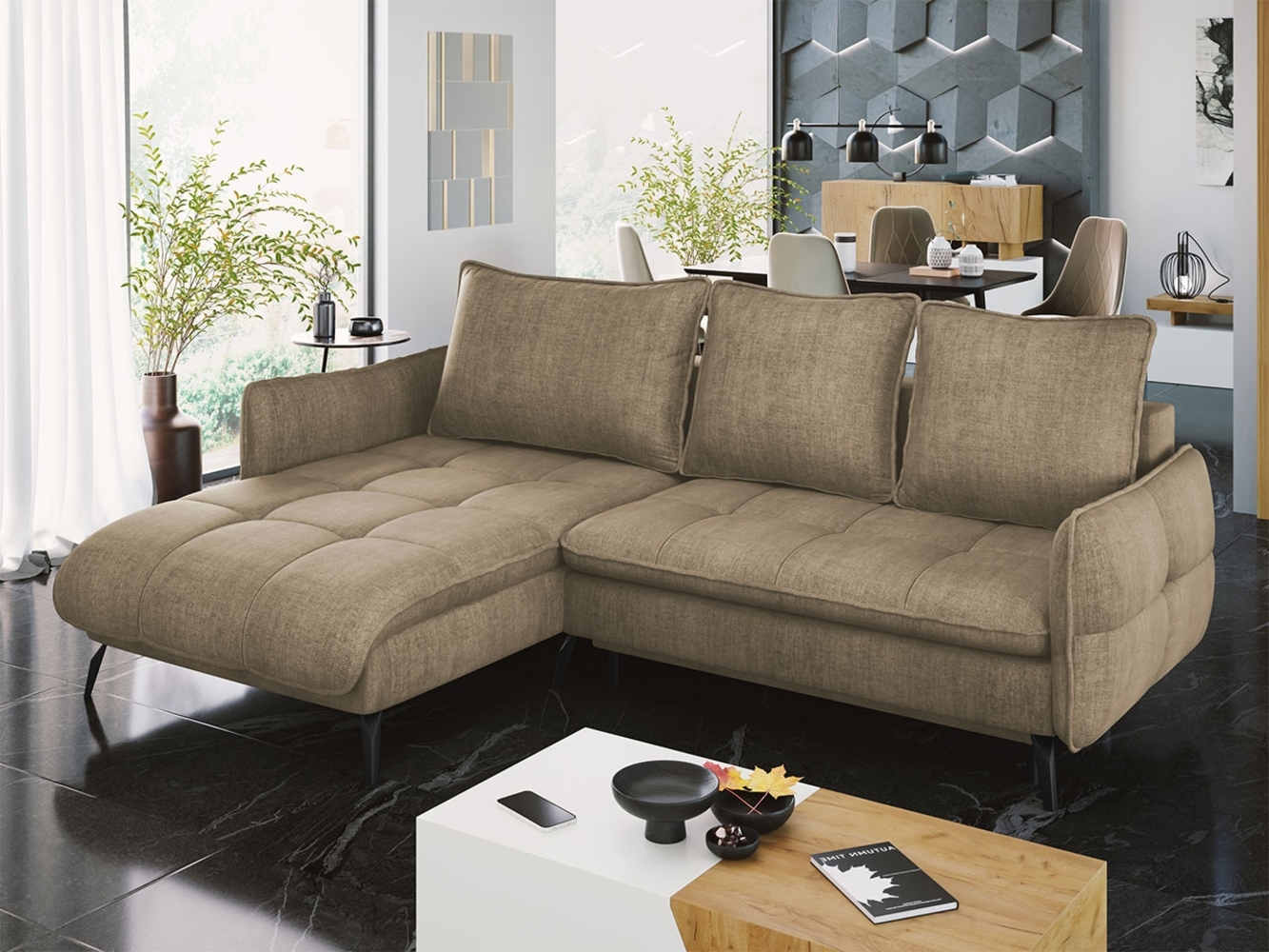 Ecksofa Tryfili 120, Seite: Links OT-2R, Farbe: Vogue 02 Bild 1